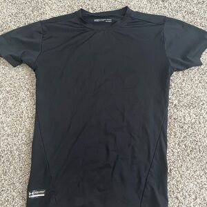 Under Armour Black Compression HeatGear Athletic Top Tactical